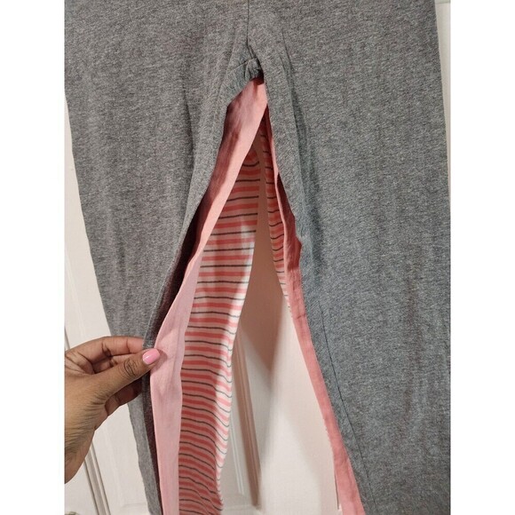 DKNY Kids Girl 3 Pcs Pull On Stripe And Heather Leggings, Pink Combo Siz… - Picture 5 of 11